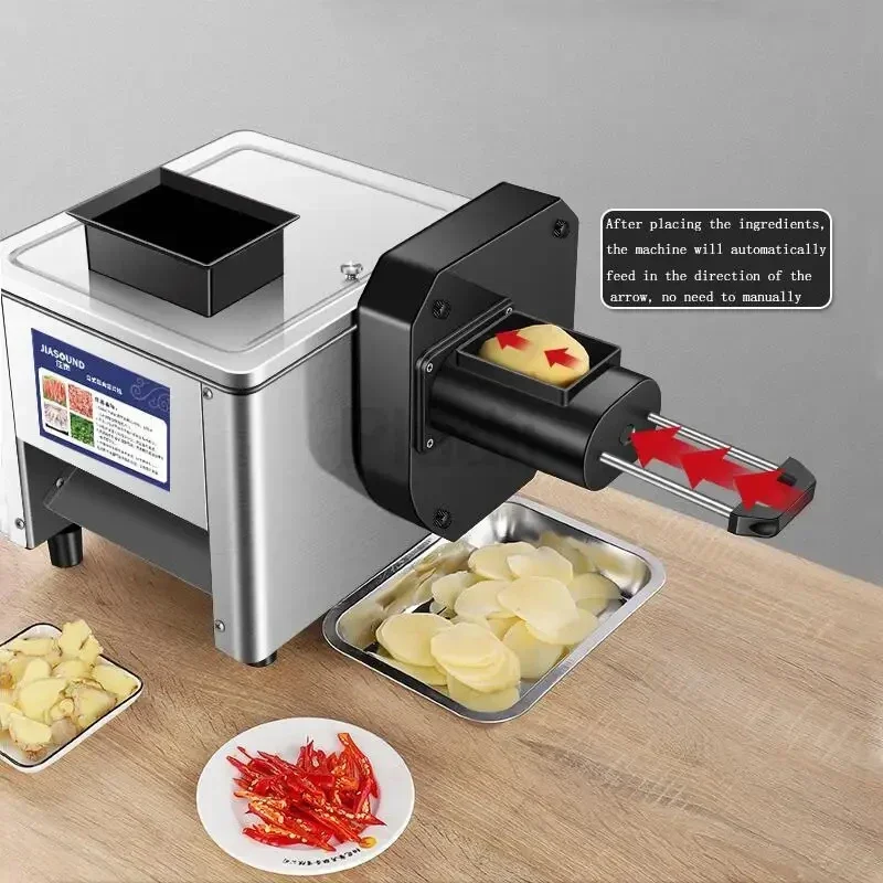 Automatic Meat Slicer Home - Elektrische vleessnijmachine Commerciële vleesmolen voor thuis