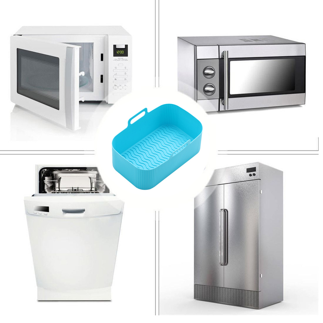Airfryer Accessoires Lucht Fri - Air Fryer Silicone Pot Liner recensie en prijs