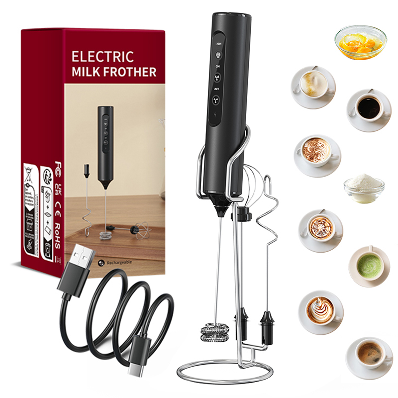 3-in-1 elektrische handmelkops - Electric Milk Frother Handheld recensie en prijs