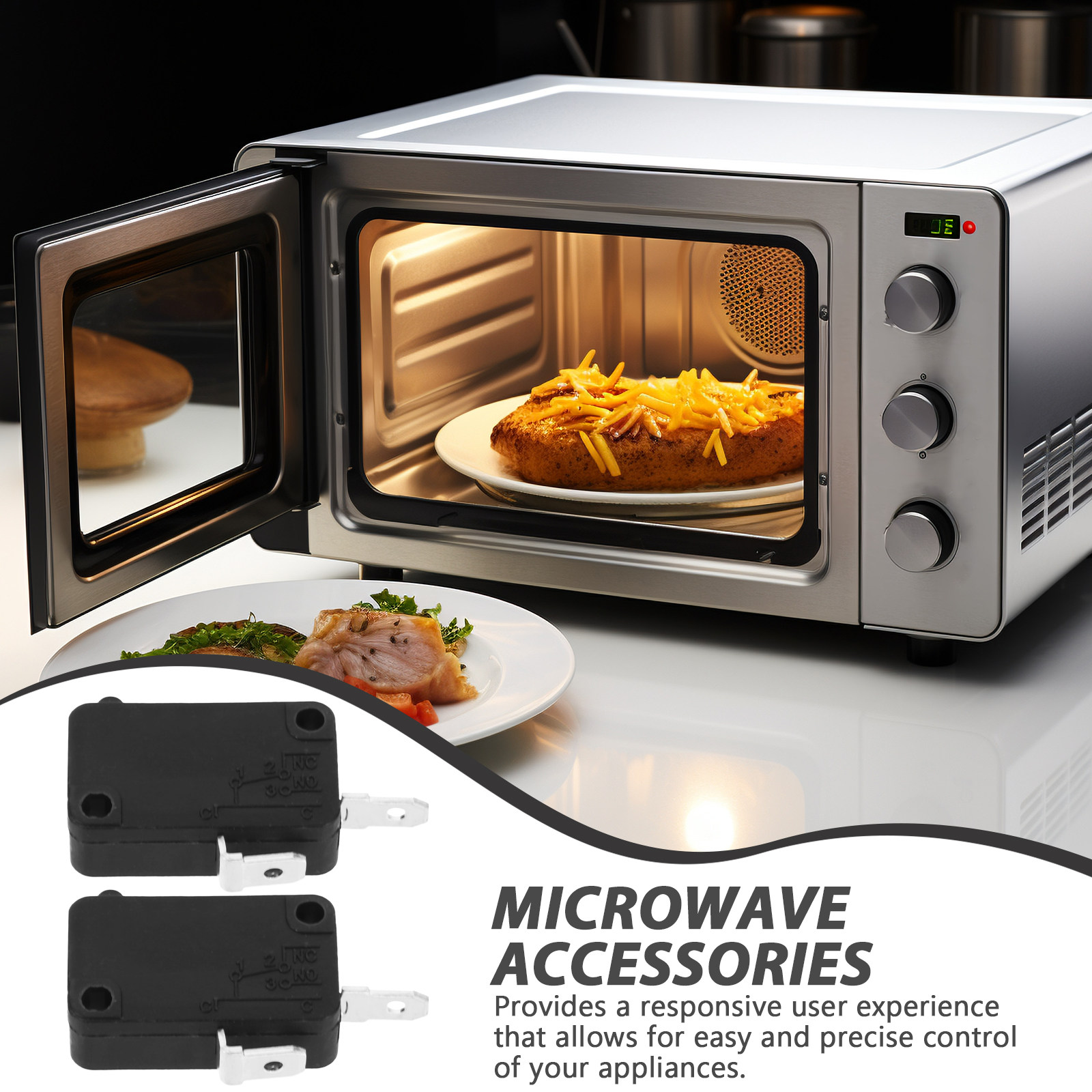 2 stuks microschakelaar, 2-pol - Home Appliances recensie en prijs