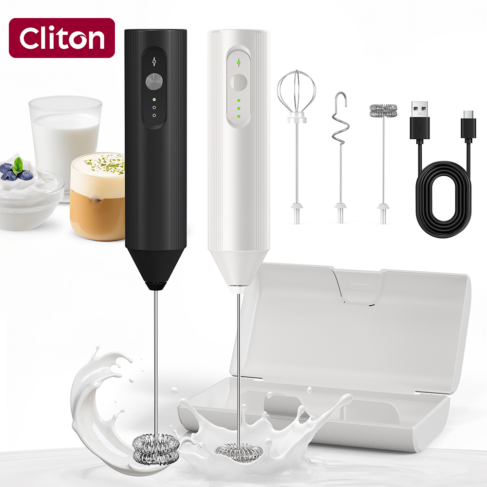Witte multifunctionele elektri - Electric Milk Frother Handheld recensie en prijs