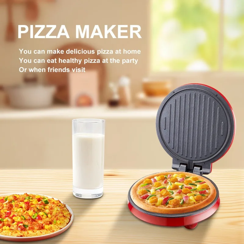 110V elektrische pizzamachine, - Mini Waffle Maker Machine recensie en prijs