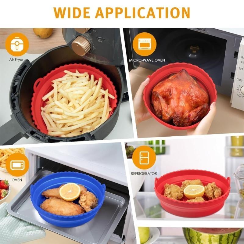 D0AB 2-pack luchtfriteuse sili - Air Fryer Silicone Pot Liner recensie en prijs
