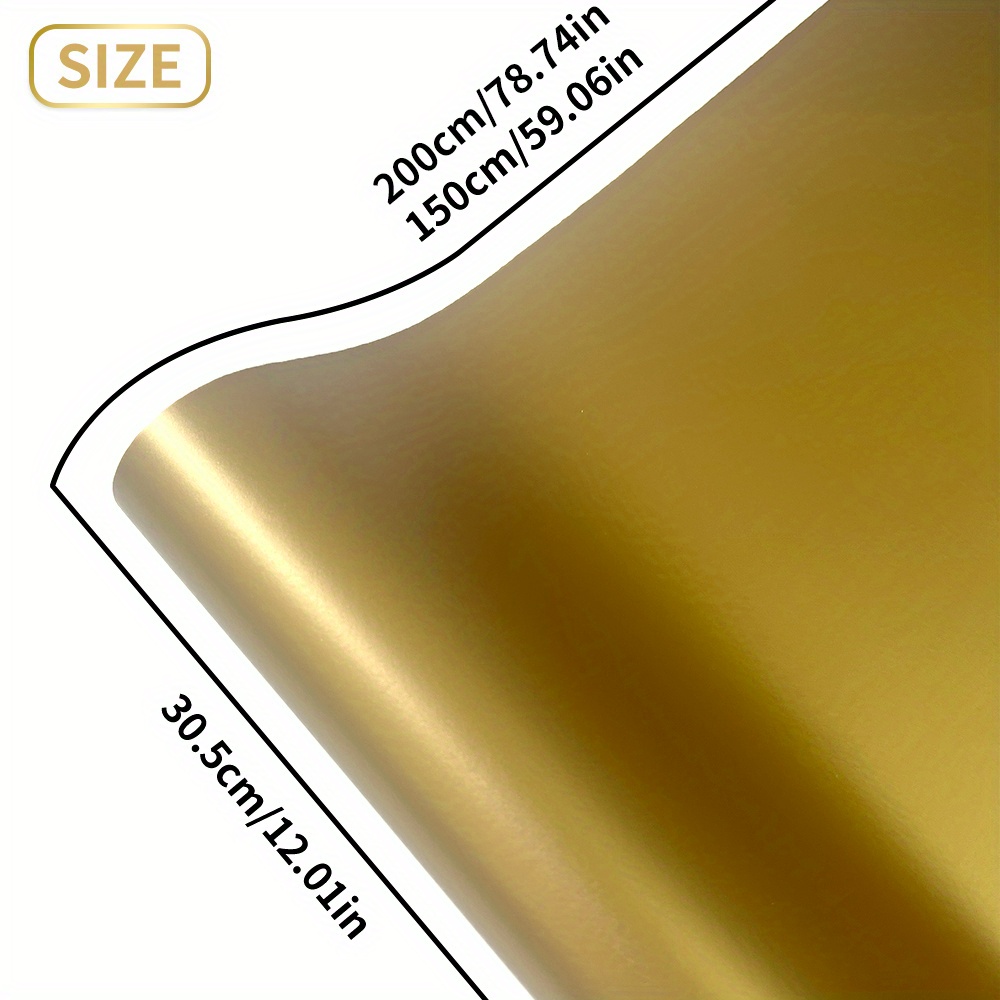 1Roll Mat Goud Vinyl Roll Perm - Home Appliances recensie en prijs