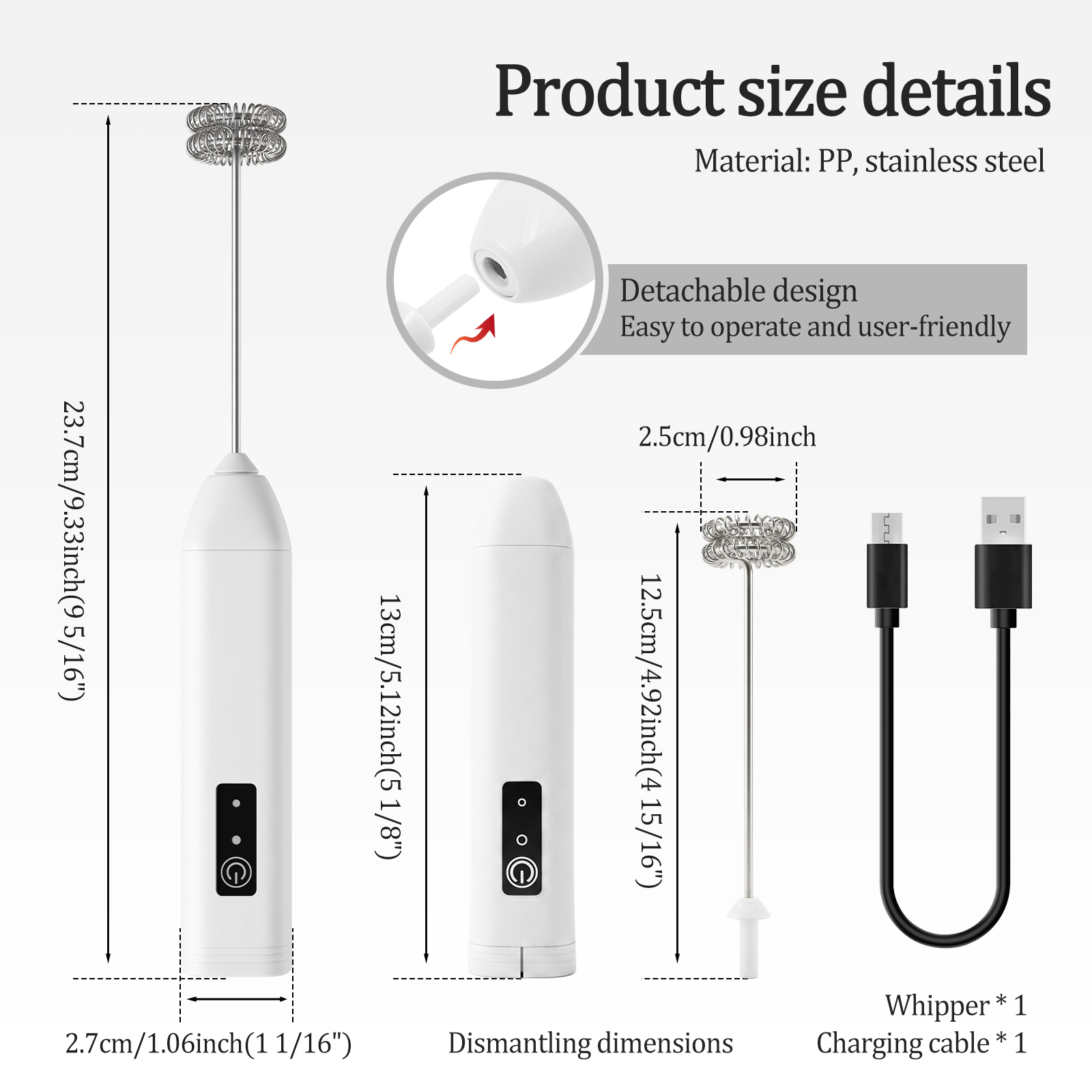 Draadloze Melkopschuimer Draag - Electric Milk Frother Handheld recensie en prijs
