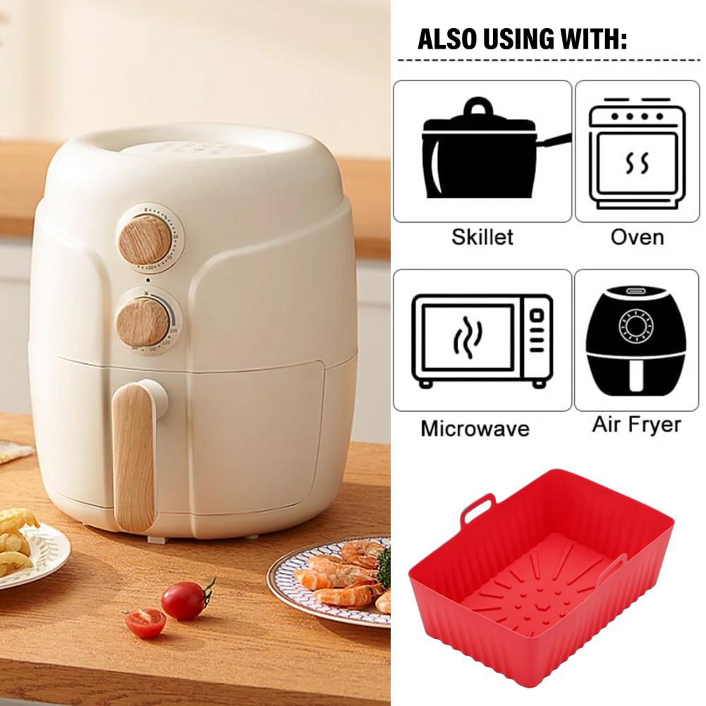 Airfryerpan, handige frituurpa - Air Fryer Silicone Pot Liner recensie en prijs