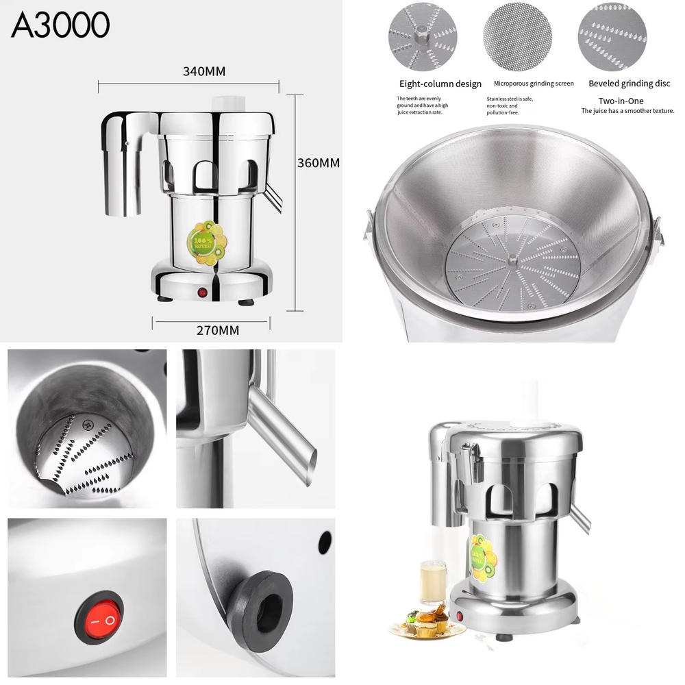 Commerciële koude pers sapmach - Electric Slow Juicer Cold Press recensie en prijs