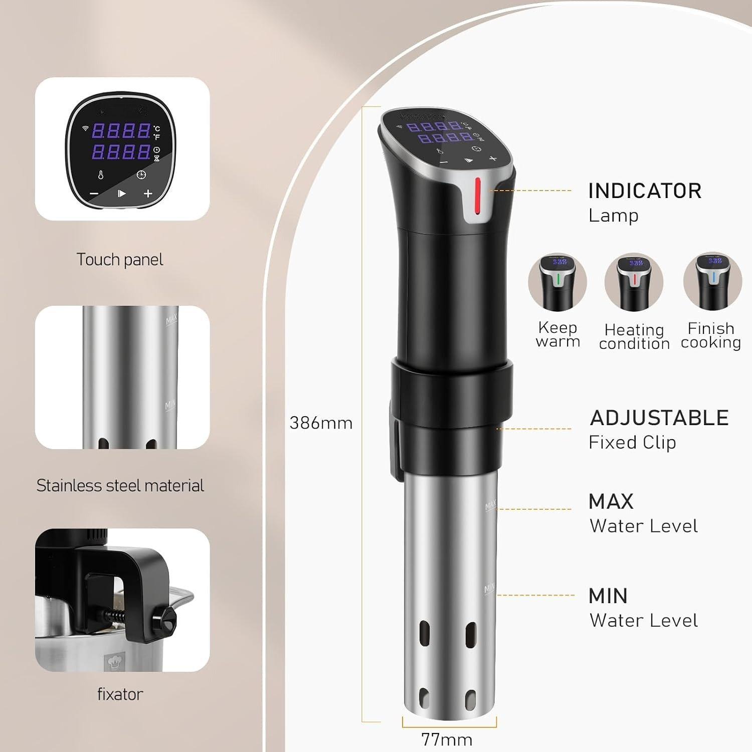 1100W app-gestuurde precisie s - Digital Sous Vide Precision Cooker recensie en prijs